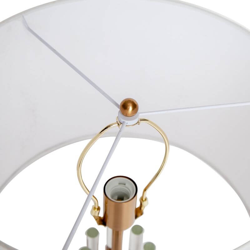 Abbey Table Lamp Modern Brass/Marble - 70cm Luxury Co