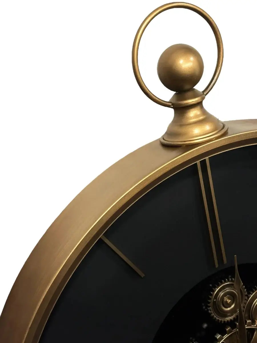 Astoria Round Industrial Wall Clock with Exposed Gears, 74cmElevate your decor with the 74cm Astoria Wall Clock - industrial style, exposed gears, and timeless elegance.