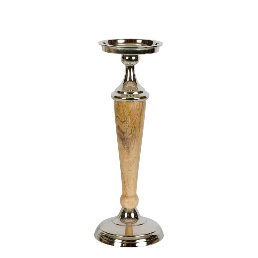 Atlas Aluminium Wooden Candle Stick Holder Luxury Co