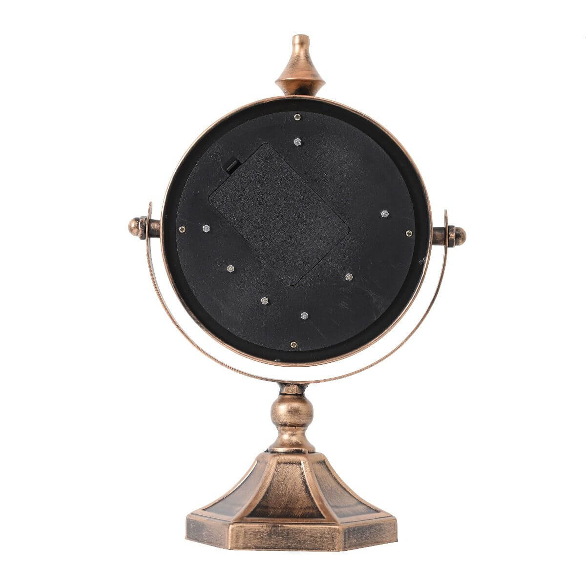 Atlas Bedside Moving Gear Clock - Rose Gold/Copper - Luxury Co