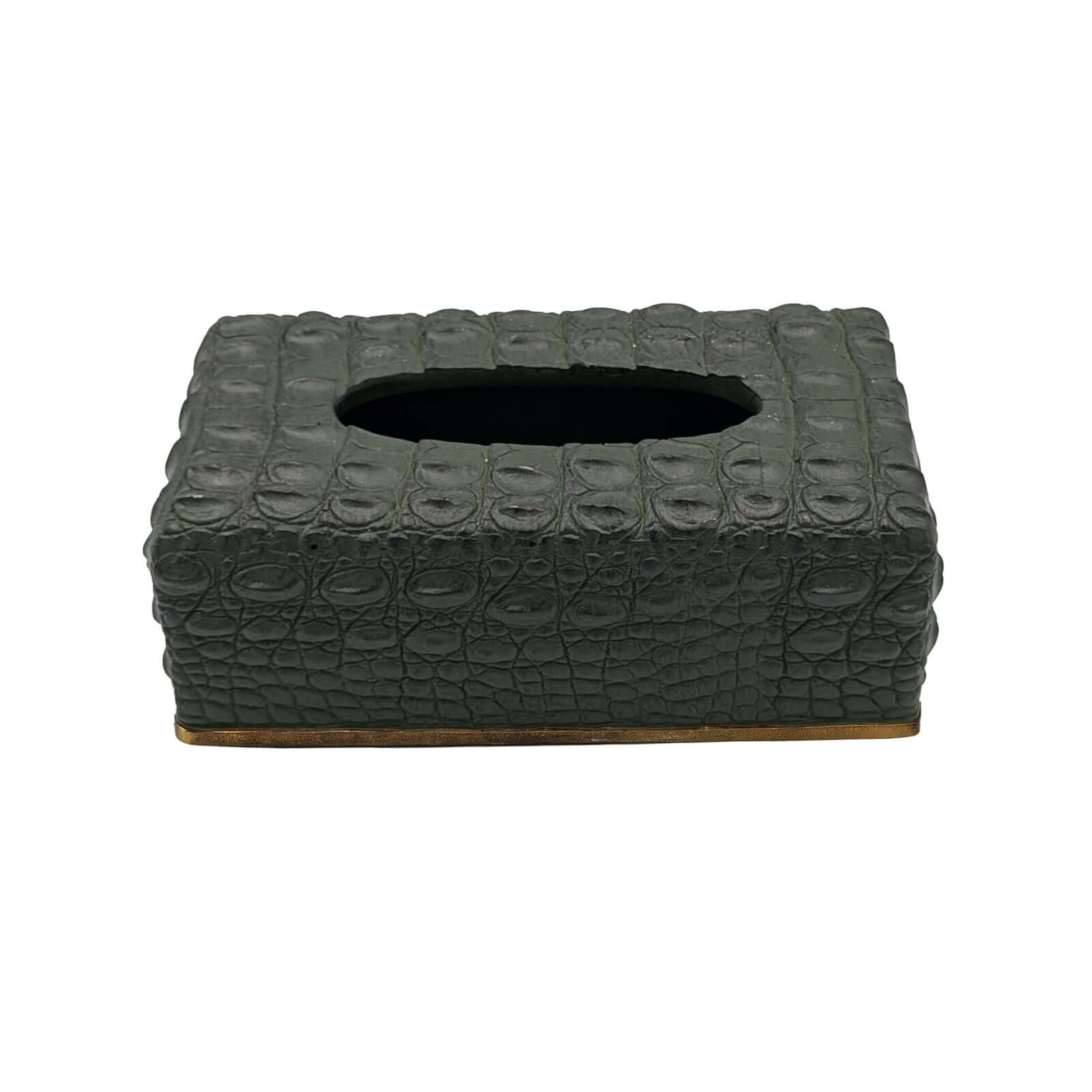 Crocodile Rectangle Tissue Box Luxury Co