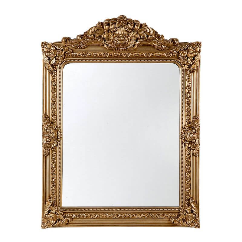 Elizabeth Antique Gold Wall Mirror Ornate - 120cm Luxury Co