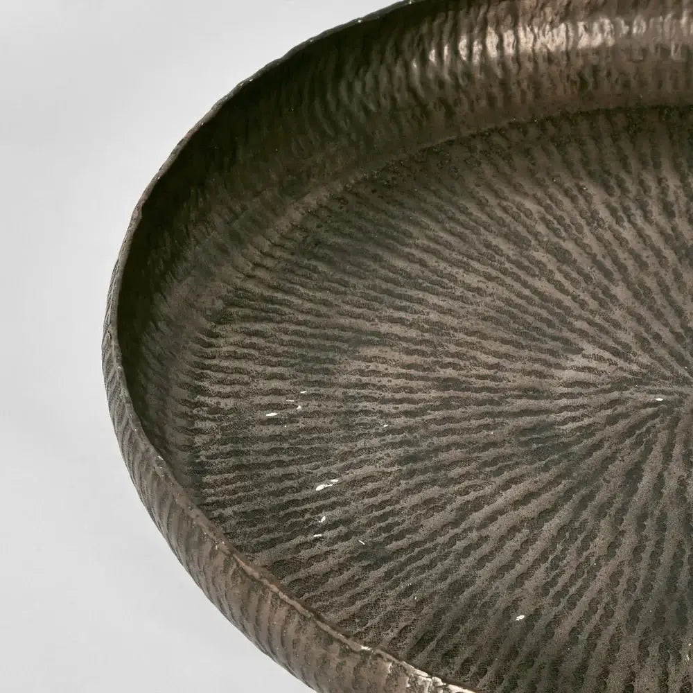 Felix Bronze Hammered Aluminium Tray 44cm Luxury Co