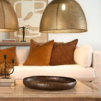 Felix Bronze Hammered Tray Aluminium Tray Bronze Finish