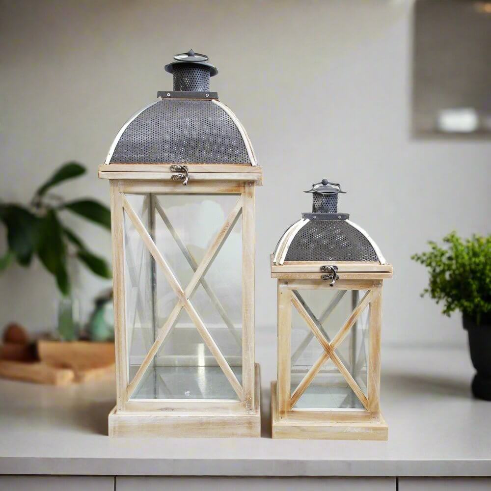 Isles Candle Holder Lanterns Set Luxury Co