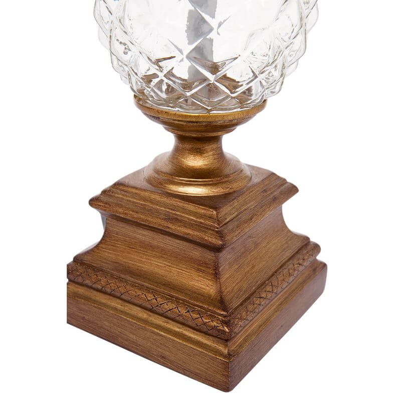 Langley Antique Table Lamp Modern Gold/Black 66cm Luxury Co