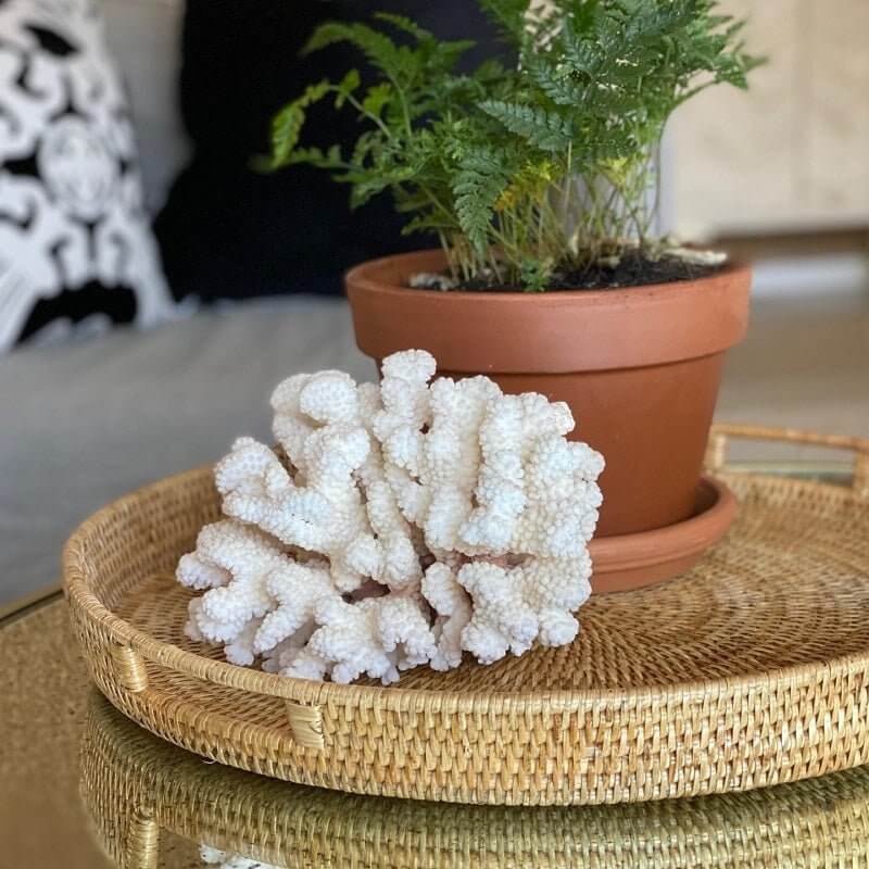 Oval Rattan Tray Mandalay Handwoven Tray Natural Finish