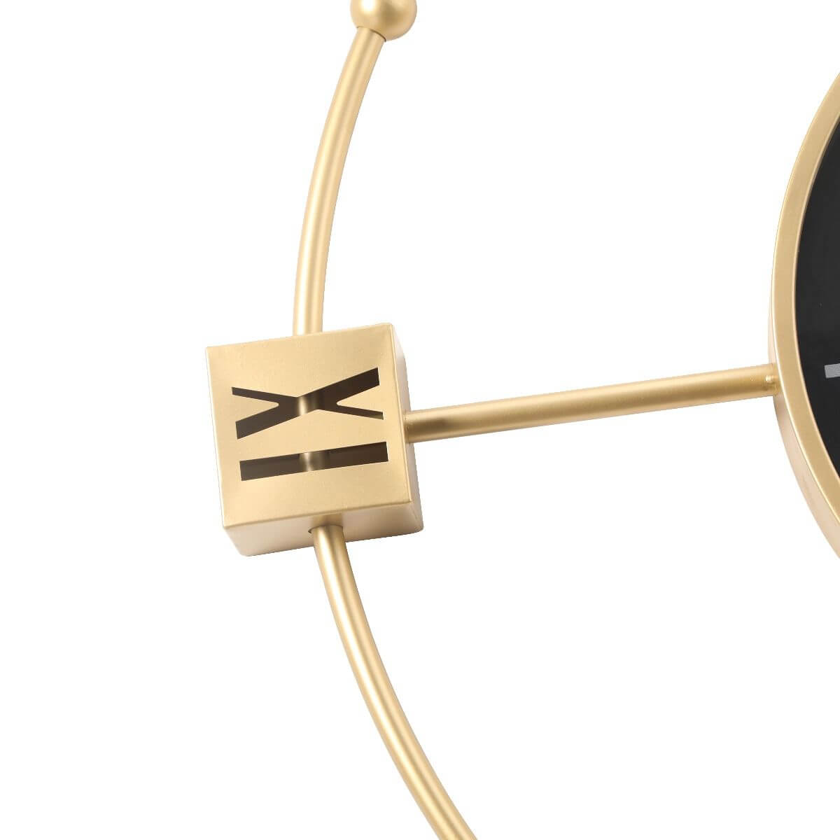 Round Tiffany Industrial Wall Clock in Gold, 98cmElevate your space with this 98cm gold clock, featuring gears & Roman numerals. Perfect for chic, modern homes.