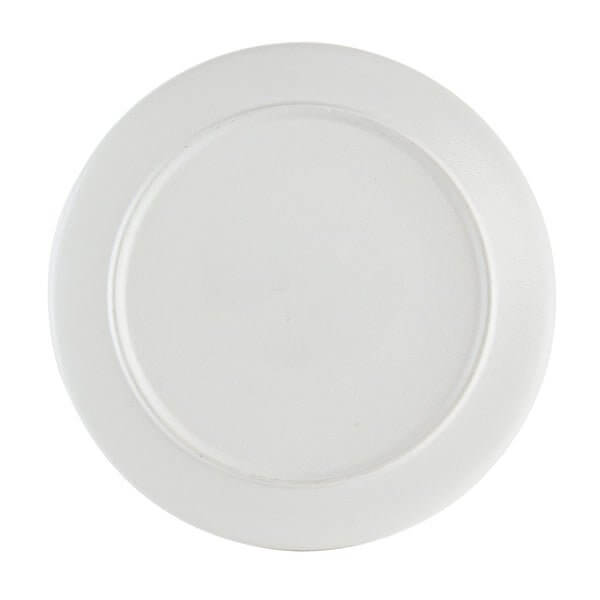 Wabi - Sabi Large Ceramic Round Plate White/Gold Luxury Co
