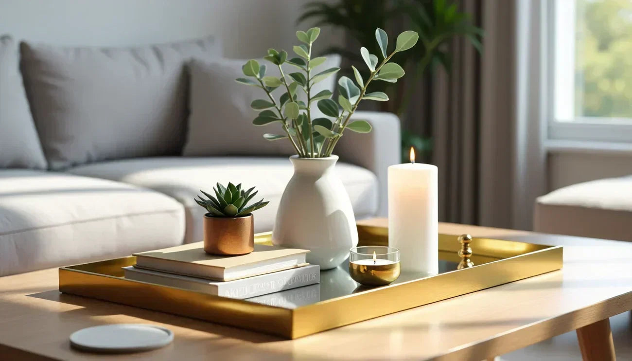 Decorative Serving Trays: The Secret to Elegant Coffee Table Styling