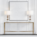 Abbey Marble Brass Table Lamp 70cm