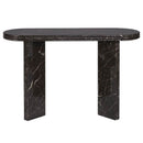 Andre Gold Inlay Marble Console Table