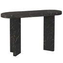 Andre Gold Inlay Marble Console Table