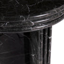 Andre Gold Inlay Marble Console Table