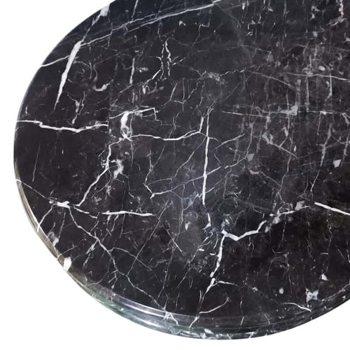 Andre Gold Inlay Marble Console Table