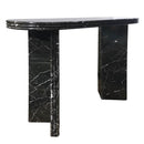 Andre Gold Inlay Marble Console Table