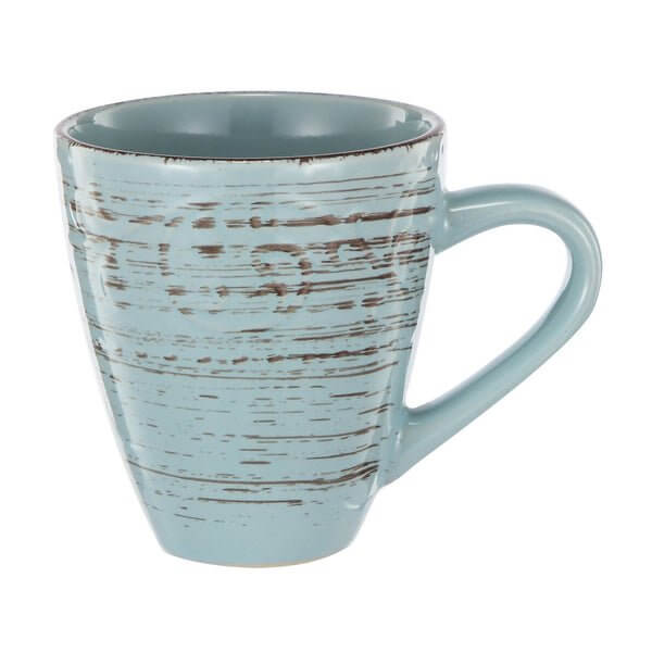 Aqua Ceramic Mug Rustic Fare Ceramic Mug Aqua, 14oz