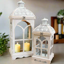 Arabesque White Champagne Lantern Set