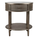 Arielle Bedside Table Art Deco Antique Gold Finish