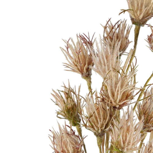 Artificial Faux Plant Decor Wheat Flower Stem Brown 75cm