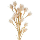 Artificial Plant Decor Wheat Flower Stem White Faux Plant Decor 75cm
