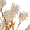 Artificial Plant Decor Wheat Flower Stem White Faux Plant Decor 75cm
