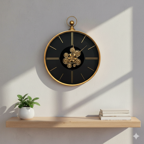 Astoria Industrial Gear Wall Clock 74cm