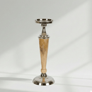 Atlas Modern Wood & Aluminium Candle Stickcandle holders,Clearance,Modern Candle Holder