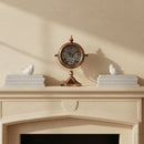 Atlas Rose Gold Gear Table Clock 38cm