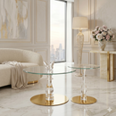 Aurelia Acrylic & Glass Nesting Tables Set