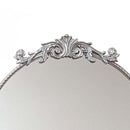 Baroque Silver Round Wall Mirror 60cm