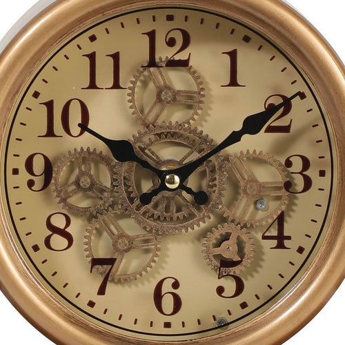 Basil Antique Gold Gear Table Clock 55cm