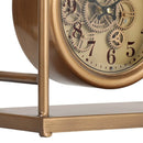 Basil Antique Gold Gear Table Clock 55cm