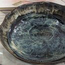 Belia Artisan Blue Stoneware Platter