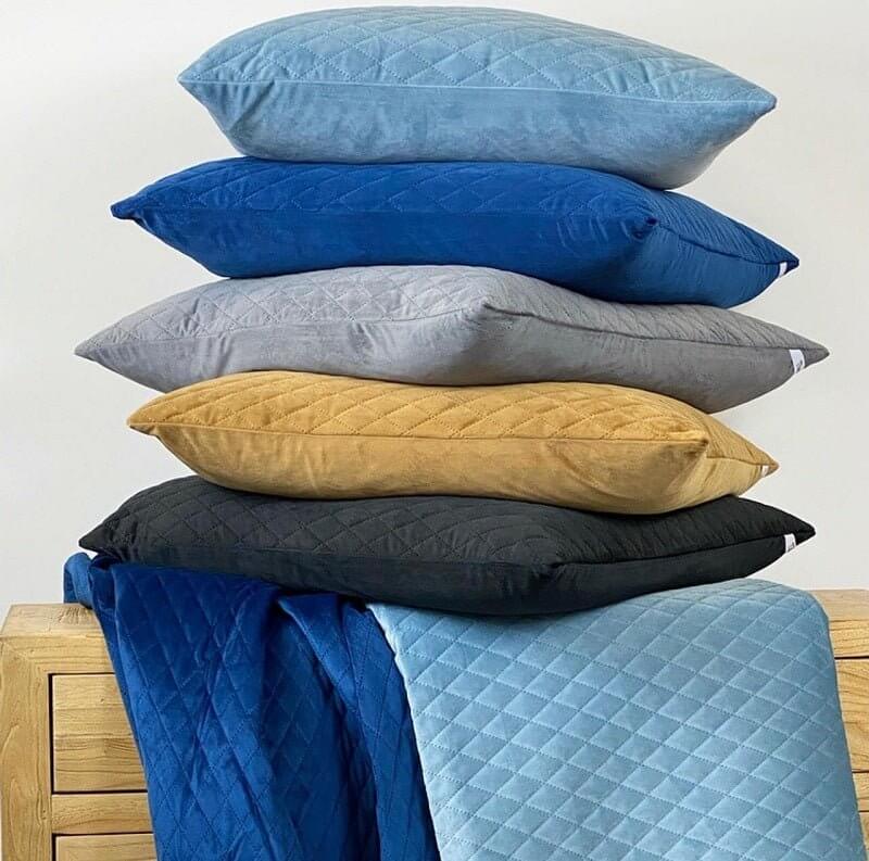 Bolero Navy Velvet Cushion Cover 60cm