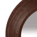 Bowie Coco Brown Round Wall Mirror 70cm
