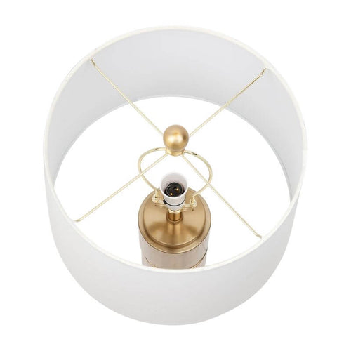 Brixton Brushed Gold Table Lamp 68cm