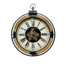 Champs Elysees White Gear Clock 74cm
