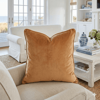 Chelsea Heavyweight Brown Velvet Cushion 50cm