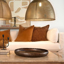 Chelsea Heavyweight Brown Velvet Cushion 50cm