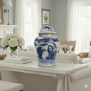 Chinese Blue White Porcelain Ginger Jar