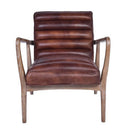 Copen Distressed Brown Leather Armchair