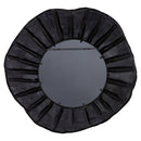 Corfu Textured Black Wall Mirror 102cm
