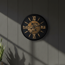 Eli Industrial Gear Wall Clock 58cm