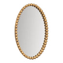 Esme Gold Leaf Oval Wall Mirror 76cm