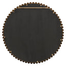 Esme Gold Leaf Round Wall Mirror 105cm