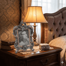 French Baroque Distressed Grey Picture Frame