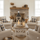 Isles Coastal White Lantern Set of 2