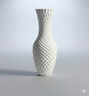 Modern 3D Geometric Ceramic Flower Vase
