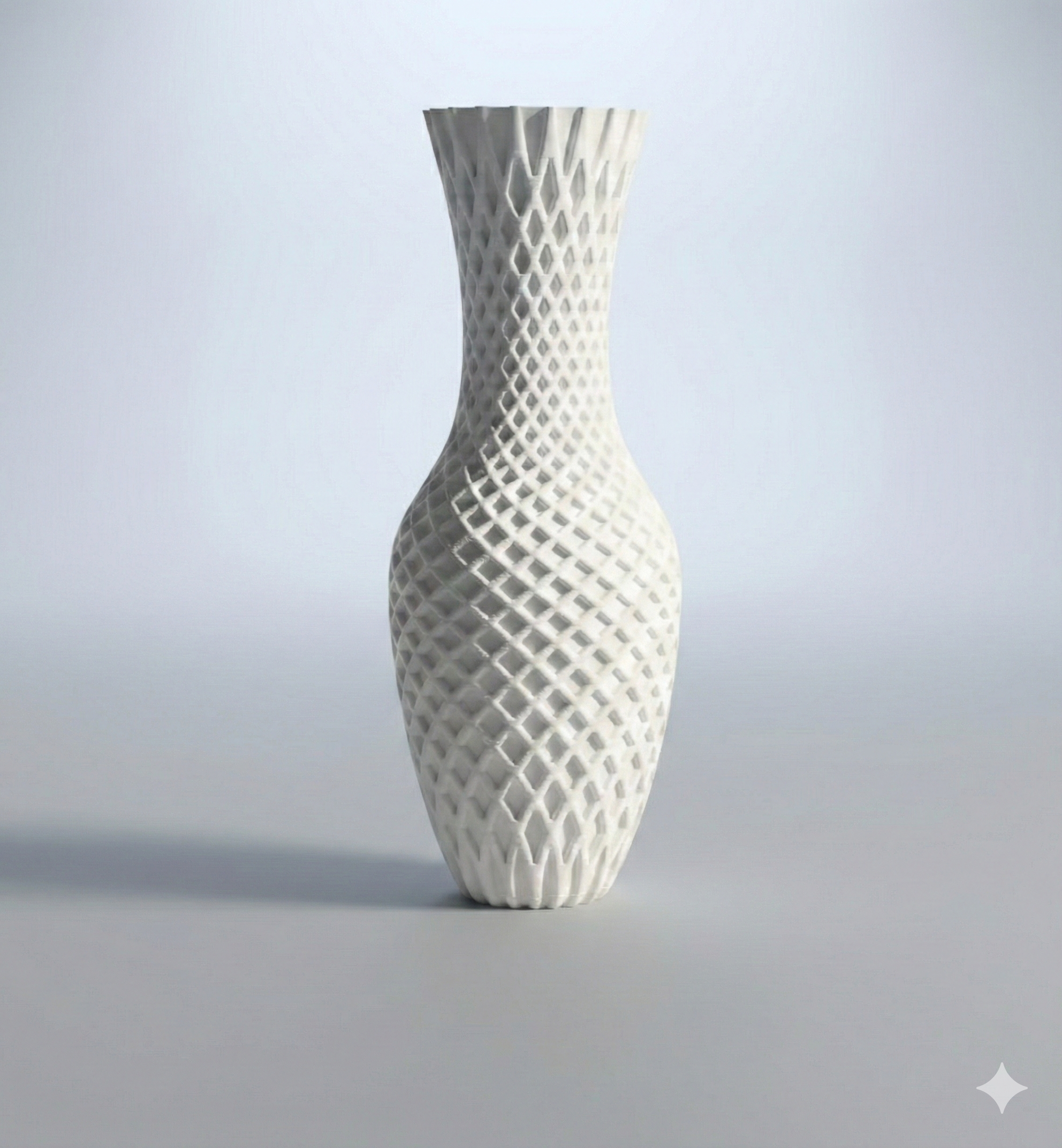Modern 3D Geometric Ceramic Flower Vase